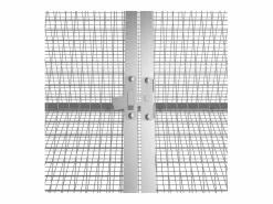 Transportín De Paseo Para Animales|Jaula para conejos acero galvanizado 504,5x80,5x71 cm ES756742