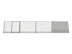 Jaula para conejos acero galvanizado 403,5x80,5x71 cm ES275239^ Online