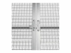 Jaula para conejos acero galvanizado 403,5x80,5x71 cm ES275239^ Online