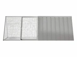 Jaula para conejos acero galvanizado 201,5x80,5x71 cm ES924468^ Sale