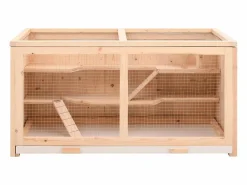 Jaula para hámster madera maciza abeto 104x52x54 cm ES109601 Marru00f3n Online