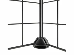 Jaula para mascotas de 60 paneles puerta acero 35x35 cm ES232285 Negro New