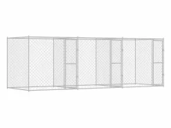 Jaula para perro 600 x 200 x 200 cm Acero Galvanizado^Clicnbuy