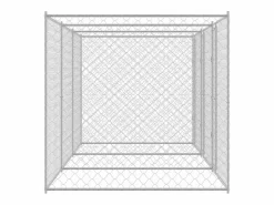 Jaula para perro 600 x 200 x 200 cm Acero Galvanizado^Clicnbuy