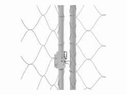 Jaula para perro 600 x 200 x 200 cm Acero Galvanizado^Clicnbuy