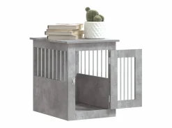 Transportín De Paseo Para Animales|Jaula para perros madera ingeniería hormigón 45x62x59 cm ES458084