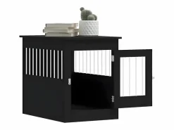 Transportín De Paseo Para Animales|Jaula para perros madera de ingeniería 55x80x68 cm ES219963