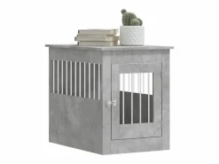 Jaula para perros madera ingeniería hormigón 55x80x68 cm ES539529 Gris Online