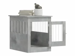 Jaula para perros madera ingeniería hormigón 55x80x68 cm ES539529 Gris Online
