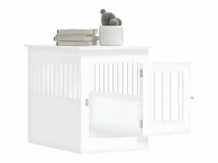 Jaula para perros madera de ingeniería 55x80x68 cm ES735740^ Outlet