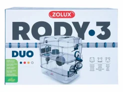 ZOLUX Transportín De Paseo Para Animales|Jaula para roedores pequeños Rody 3 duo