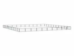 Jaula perros 40 paneles acero recubierto polvo 100x50 cm^Clicnbuy Clearance