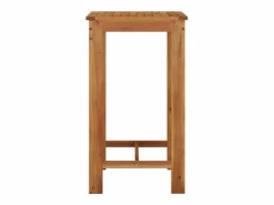 Garden Furniture Mesa Alta|Jean-Alphonse Mesa alta de jardín madera maciza de acacia 60x60x105 cm