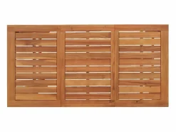 Garden Furniture Jean-Alphonse Mesa alta de jardín madera maciza de acacia 120x60x105 cm Marru00f3n Best