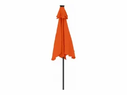 Jeanerette Sombrilla de jardín con poste de acero terracota 225x225x212 cm^Garden Furniture Hot