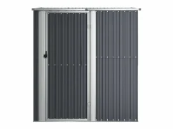 Jendaris Cobertizo jardín acero galvanizado antracita 180,5x97x209,5 cm^Garden Furniture Discount