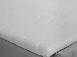 Ysmée Juego Cama con canapés abatibles - 160 x 200 - Terciopelo - - MAKANA Gris claro Discount