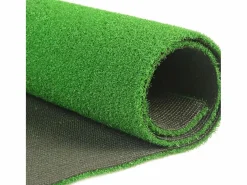 Juego de 4 Alfombras de Césped Artificial para Exteriores 100% Sintético para Jardín, Terraza, Balcón - Longitud 300 x Ancho 100 cm Verde Clearance
