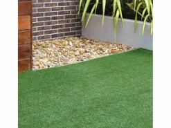 Juego de 4 Alfombras de Césped Artificial para Exteriores 100% Sintético para Jardín, Terraza, Balcón - Longitud 300 x Ancho 100 cm Verde Clearance