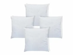 DREAMEA Juego de 4 almohadas câlin Oekotex - 400 gr - - 60 x 60 cm - TORIVIA Blanco Online