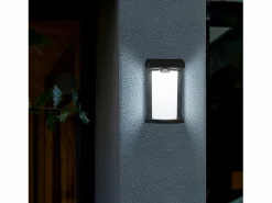 Lumisky Juego de 2 luces de pared con sensor solar 100LM LUSTY Negro Hot
