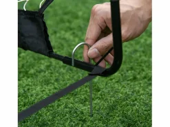Aparato De Musculación|Juego de 2 mini porterías de fútbol plegables, de acero y red de tetrolón, color (186x90x89cm)