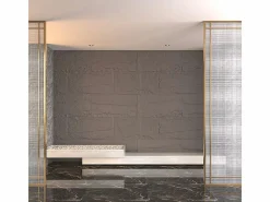 Juego de 10 paneles decorativos con efecto roca 3D, revestimiento de pared de poliuretano de 7,2 m², 120 x 60 x 3 cm, color volcán.^ Best