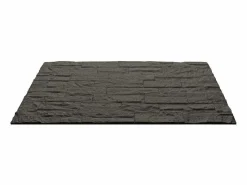 Panel De Pared|Juego de 12 paneles decorativos con efecto ladrillo 3D, revestimiento de pared de poliuretano de 8,6 m², 120 x 60 x 2,5 cm, color pizarra