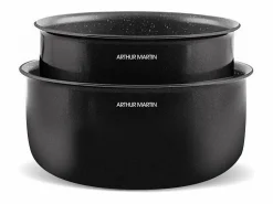 Juego de 20 piezas de utensilios de cocina de aluminio para inducción - Mango extraíble - Apto para todo tipo de cocinas, inclui^Arthur Martin Outlet
