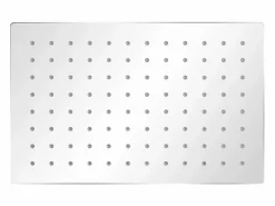 Helloshop26 Juego de 2 rociadores de ducha de inmersión rectangulares de acero inoxidable de 20x30 cm 02_0002109 Gris Hot