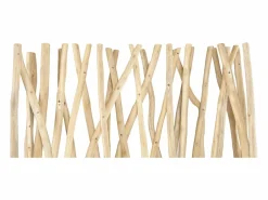 OZAIA Juego de 2 separadores de ambientes de madera de teca - L. 100 x P. 25 x H. 180 cm - Natural - GAYANA Color natural claro Online