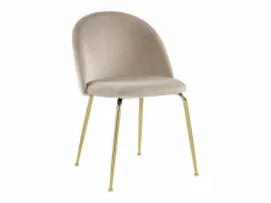 Juego de 2 sillas - Terciopelo y metal dorado - . MELBOURNE^Vente-unique New