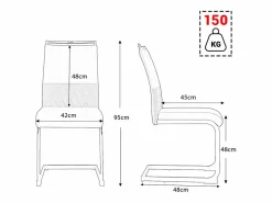 Sillas Y Lotes De Sillas|Juego de 6 sillas de comedor modernas con respaldo alto y patas tapizadas, respaldo de rayas cruzadas para comedor, cocina y oficina, color