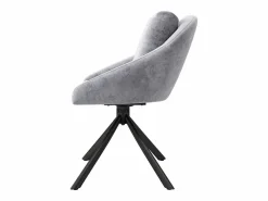 Merax Sillas Y Lotes De Sillas|Juego de 2 sillas de comedor de terciopelo - 79 x 51,5 x 51,5 cm - Elegantes y cómodas sillas giratorias - con cojines -