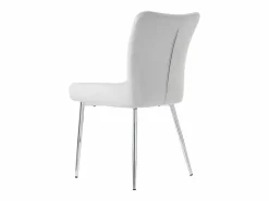 Juego de 6 sillas de terciopelo - con patas de metal plateado -^ModernLuxe Best