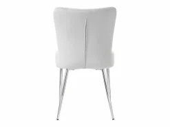 Juego de 6 sillas de terciopelo - con patas de metal plateado -^ModernLuxe Best