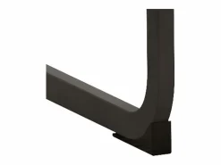 Juego de 2 sillas voladizas en piel sintética blanca con estructura metálica negra.^Hauss Spole Clearance