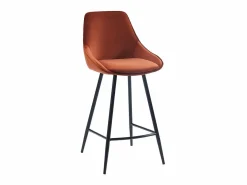 Juego de 2 taburetes de bar - Terciopelo - - MASURIE^Vente-unique Hot