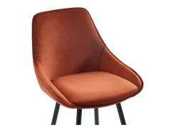 Juego de 2 taburetes de bar - Terciopelo - - MASURIE^Vente-unique Hot
