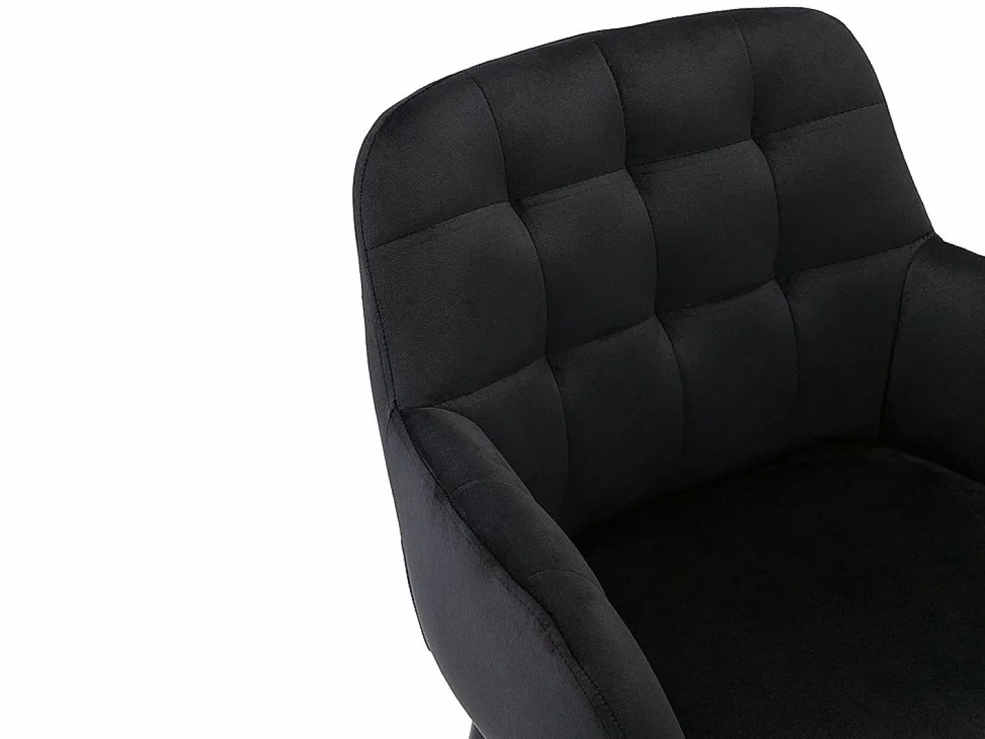 Vente-unique Muebles De Bar|Taburete Alto|Juego de 2 taburetes de bar de terciopelo y metal - - PEGA