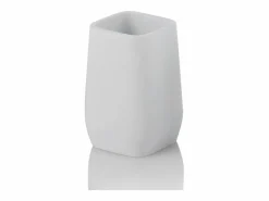 Accesorios De Wc|Juego de accesorios de baño de resina blanca Capua