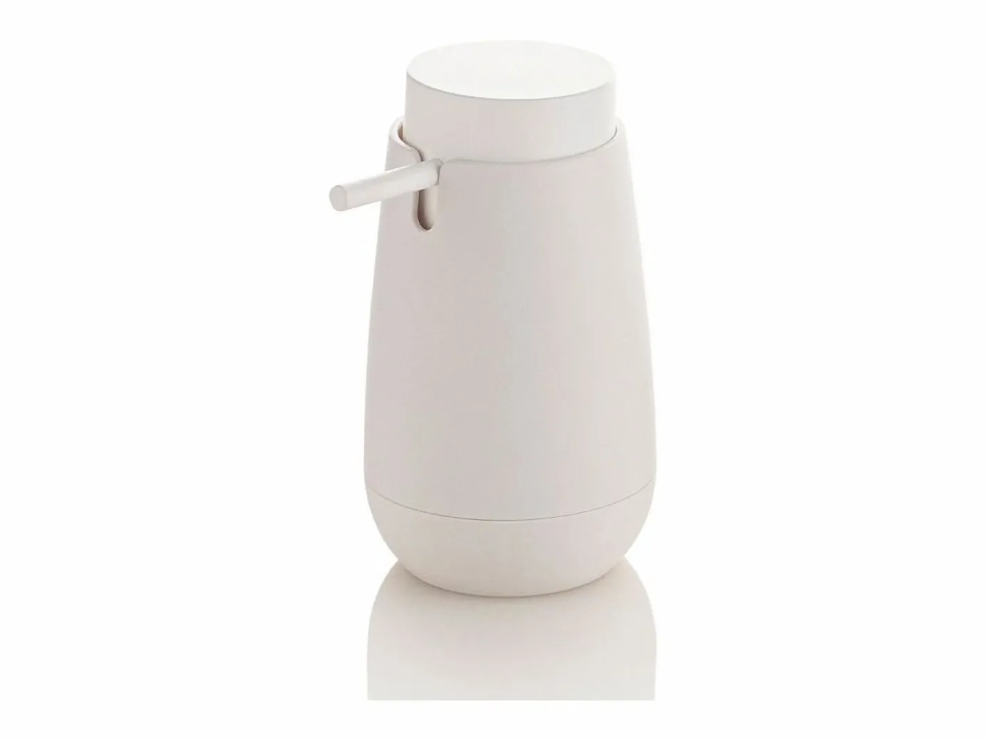 Juego de baño dispensador vaso jabonera y portacepillo Trendy - Blanco Discount