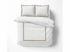 Juego de cama de 3 piezas de algodón y lino 240 x 220 cm^Douceur d'intérieur Hot
