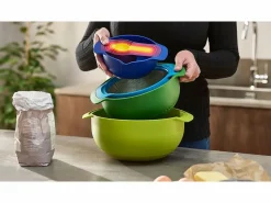 Juego de cocina Nest™ 9 Plus Editions Sage , 9 piezas apilables con cuencos, colador, colador de malla fina y tazas medidoras^Joseph Joseph Clearance