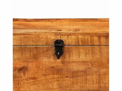 vidaxl Juego de cofres de almacenamiento 2 uds madera de mango rugosa Color natural claro Sale