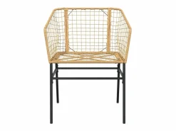 Clicnbuy Comedores De Jardín|Juego de comedor jardín 5 piezas ratán sintético marrón