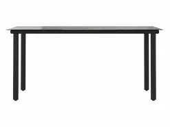 Clicnbuy Juego de comedor jardín 5 piezas cojines ratán sintético marrón Marru00f3n Clearance