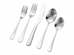 Juego de Cubiertos Juego de Cubiertos de Acero Inoxidable de 30 Piezas, para 6 Personas, para Utensilios de Cocina.^ Sale