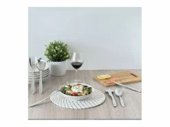 Lou Laguiole Juego de cuchillos de carne Figure Miroir - Set de 6 piezas Plateado Clearance