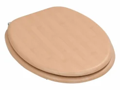 Helloshop26 Tapa De Inodoro|Juego de dos asientos de inodoro con tapa MDF diseño bambú 02_0002963
